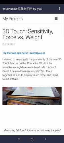 Touchscale