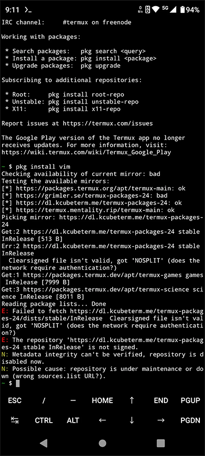 Termux中文汉化版