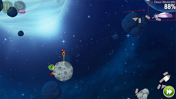 愤怒的小鸟太空版截图1