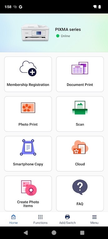 佳能打印机截图1