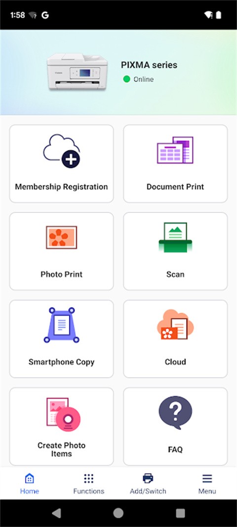 手机佳能打印机截图2