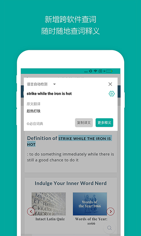 微软必应词典截图0