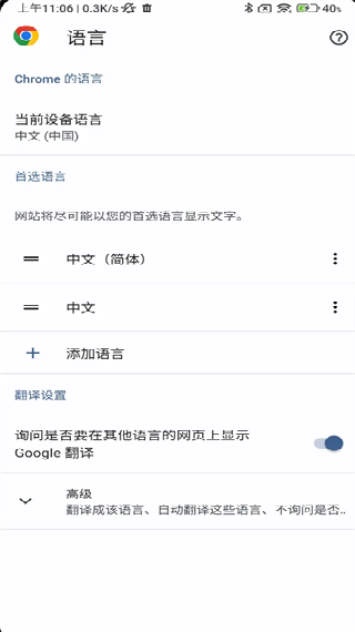 谷歌Chrome安卓版