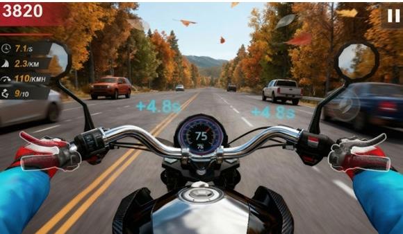 摩托车手公路赛