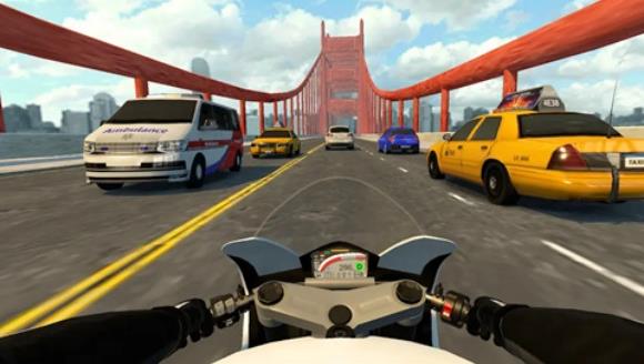 摩托车手公路赛