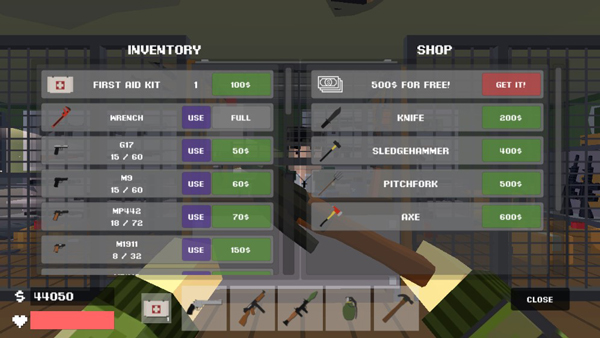 像素战斗僵尸突袭老版本