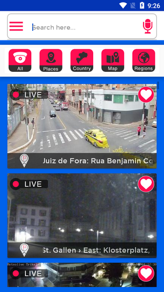 全球实拍摄像头