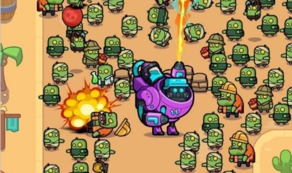 警察大战僵尸僵尸城