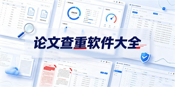 论文查重软件大全