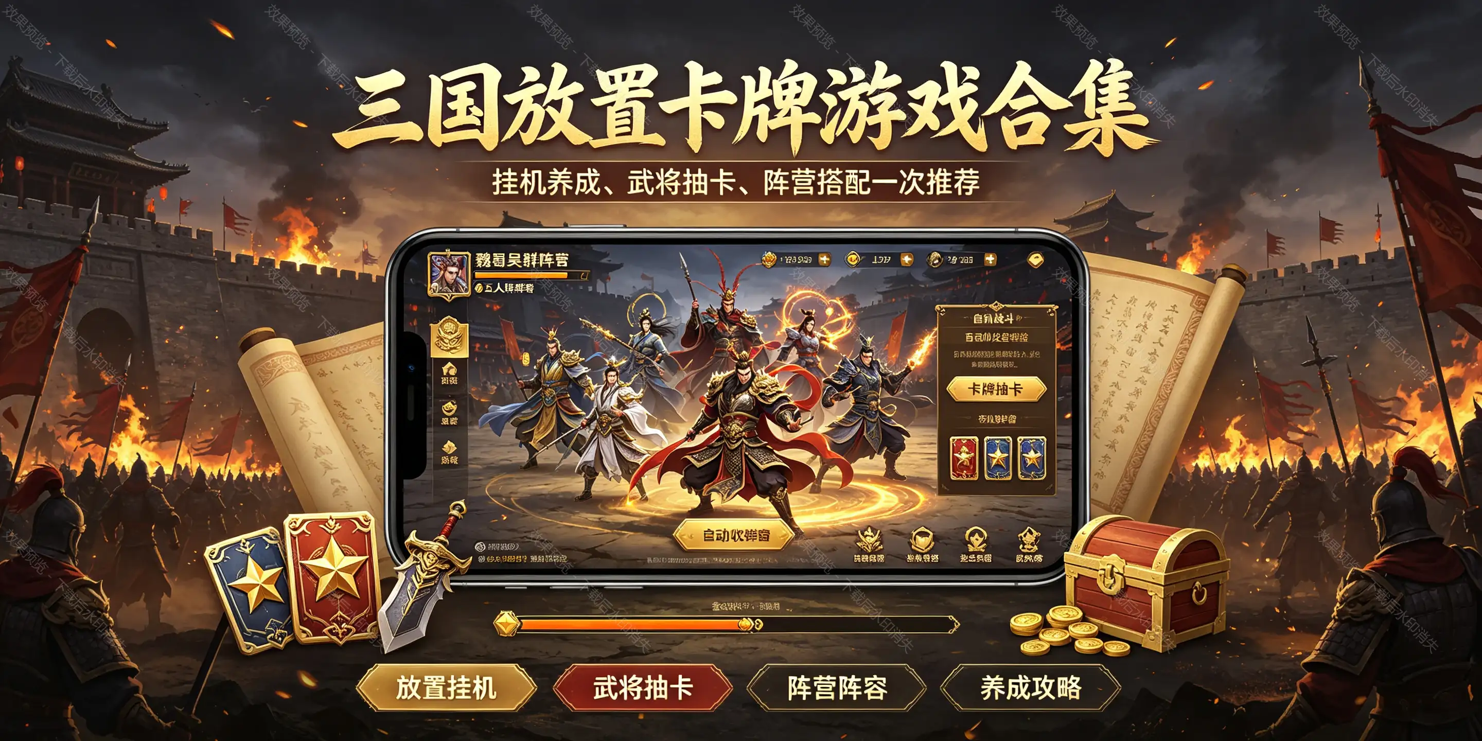 三国放置卡牌类游戏合集