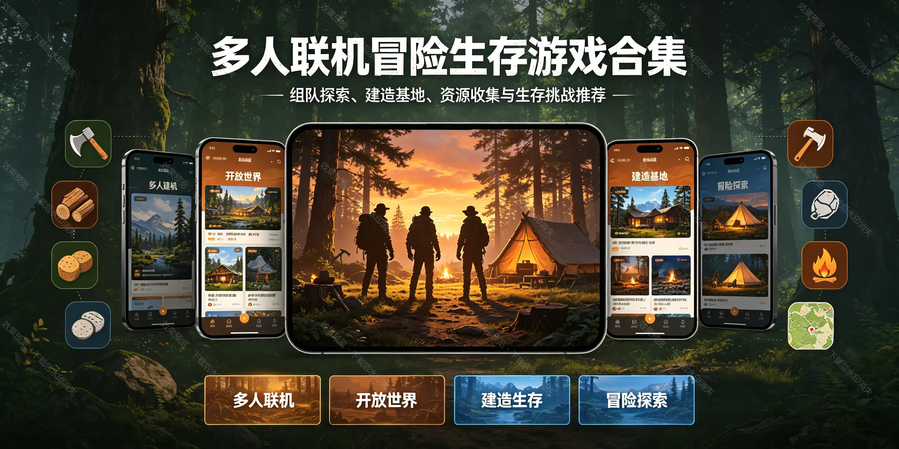 多人联机冒险生存游戏合集
