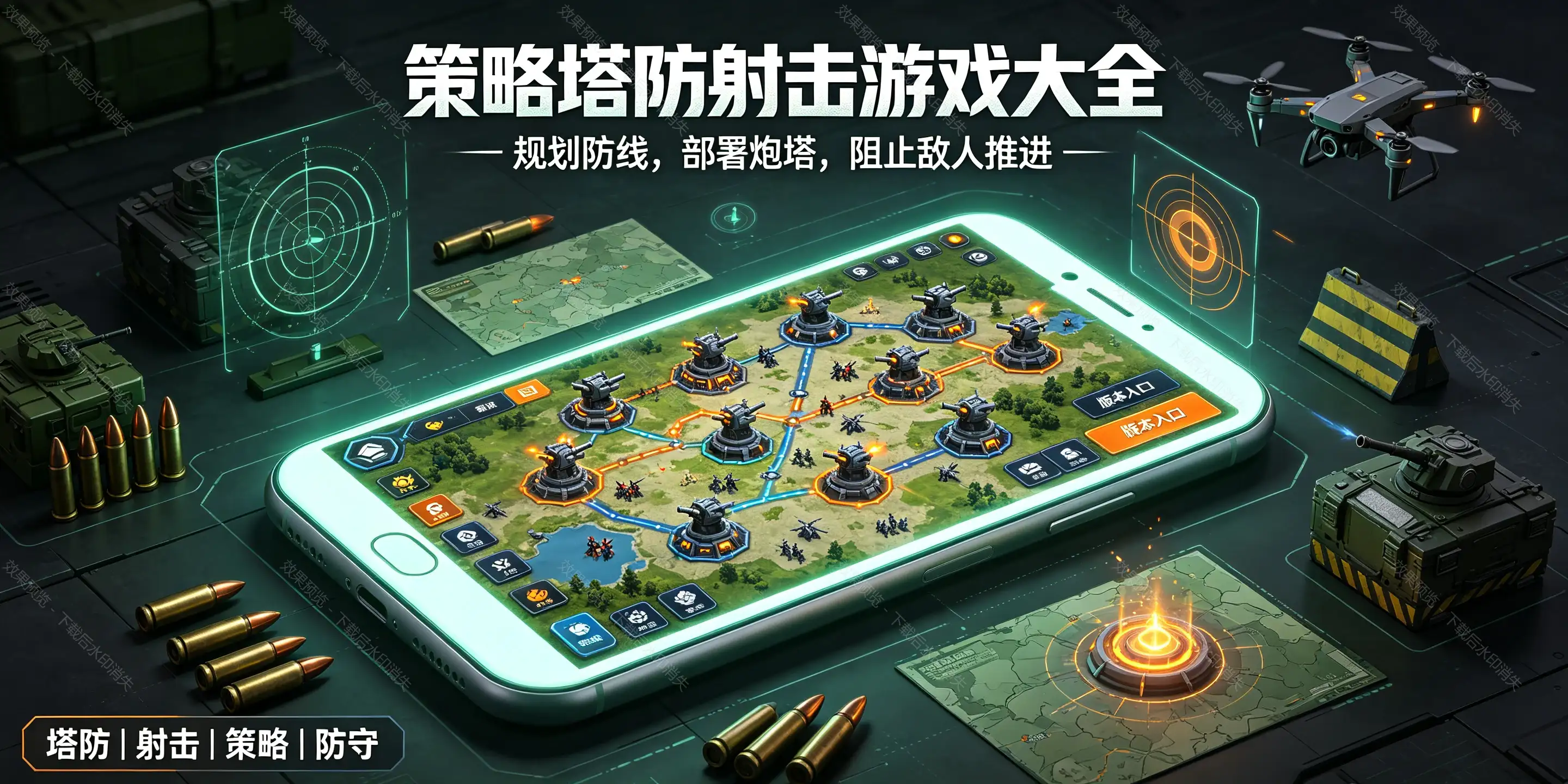 策略塔防射击游戏大全