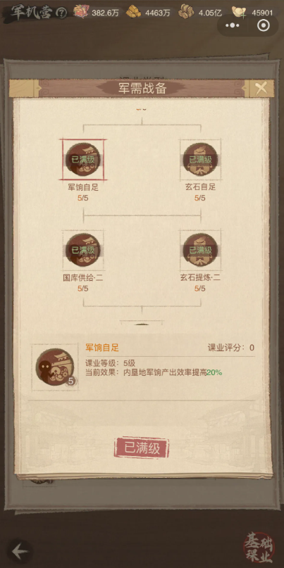 这城有良田军需系统玩法攻略