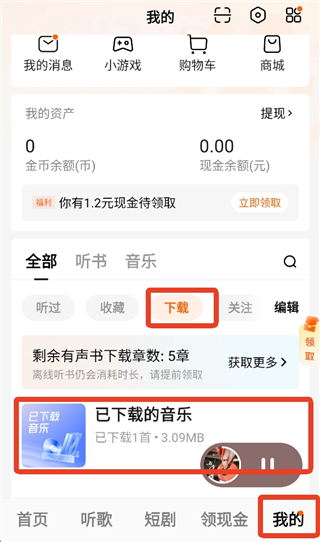 番茄畅享音乐怎么导入到U盘